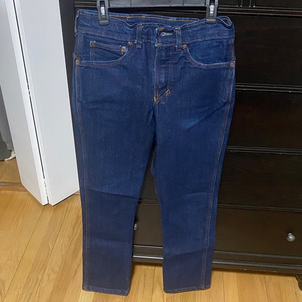 Origin Dark Blue Men's Straight Jeans